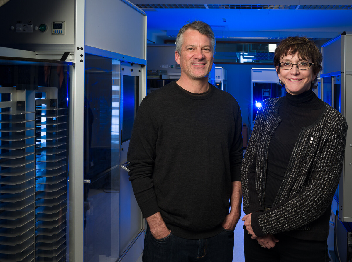 Professors Charlie Boone and Brenda Andrews