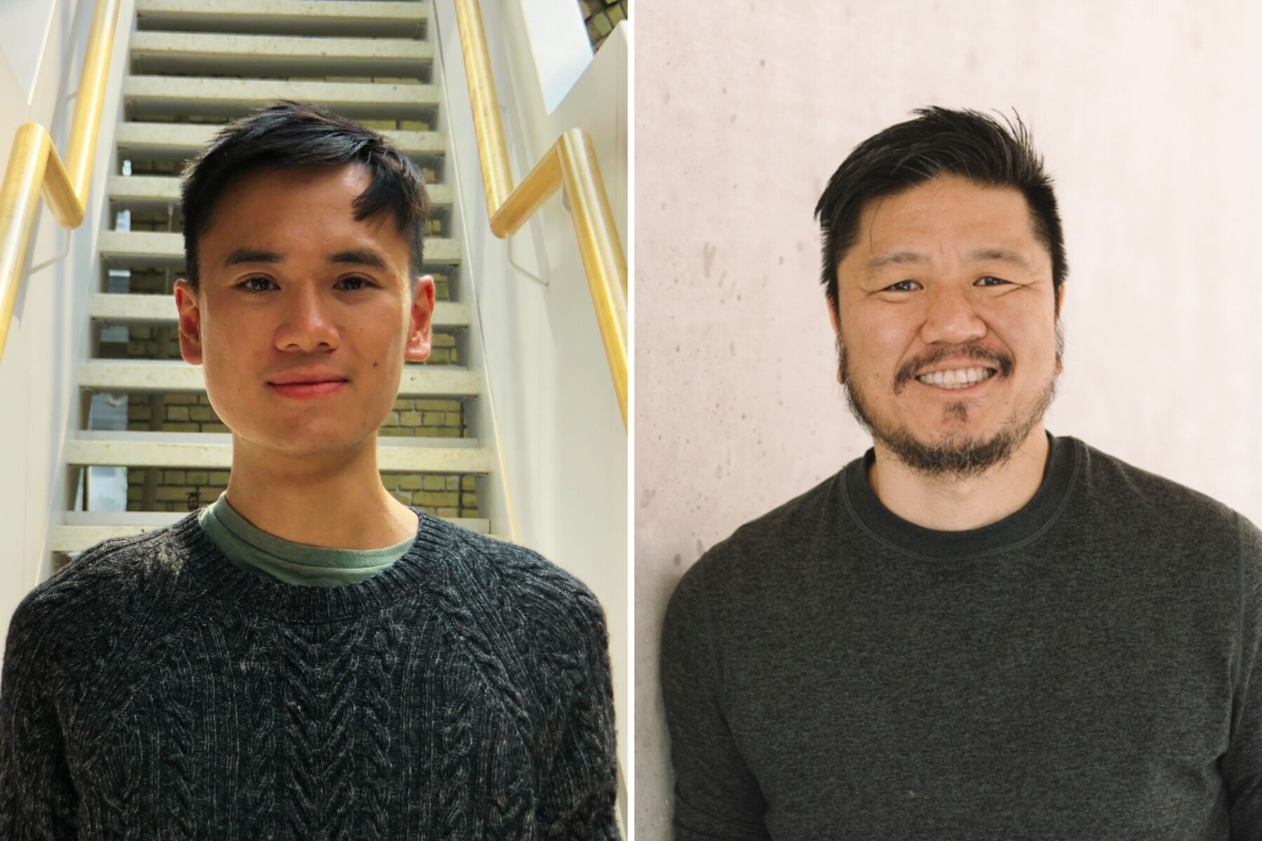 Composite of headshots of Matthew Nguyen and Warren Chan