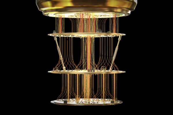 An illustration of a quantum computer