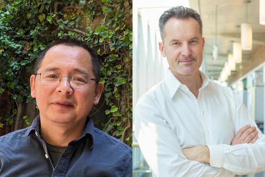Composite of headshots of Zhong Yao and Igor Stagljar