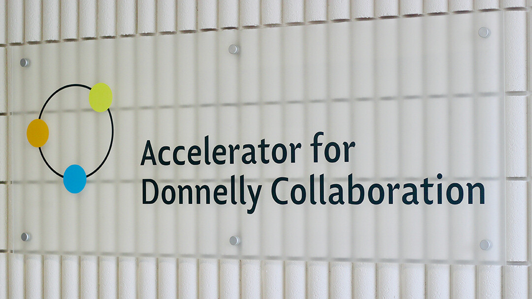 sign for Accelerator for Donnelly Collaboration