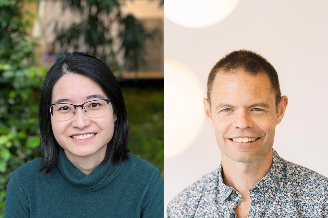 Composite of headshots of June Tan and Andrew Fraser