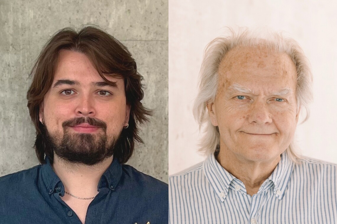 Composite of headshots of Justin Belair-Hickey and Derek van der Kooy