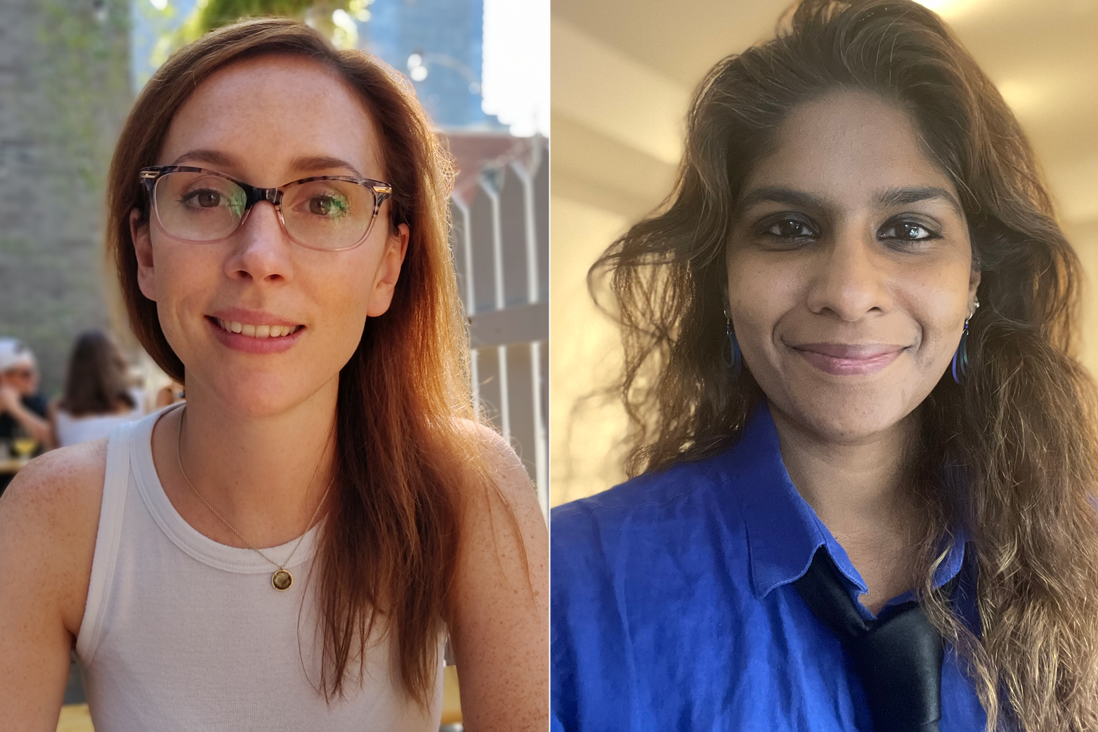 headshots of two female winners of the award