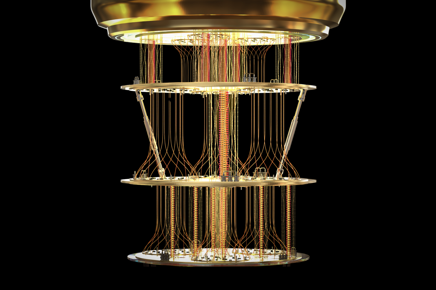 An illustration of a quantum computer