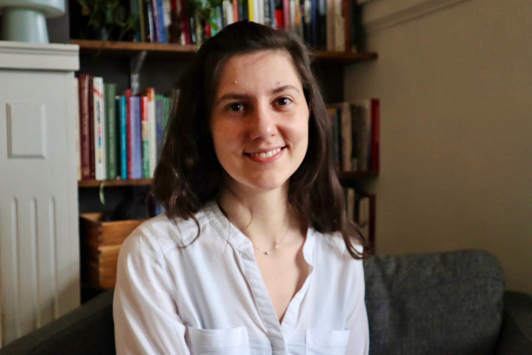 portrait of Marina Musa in her study