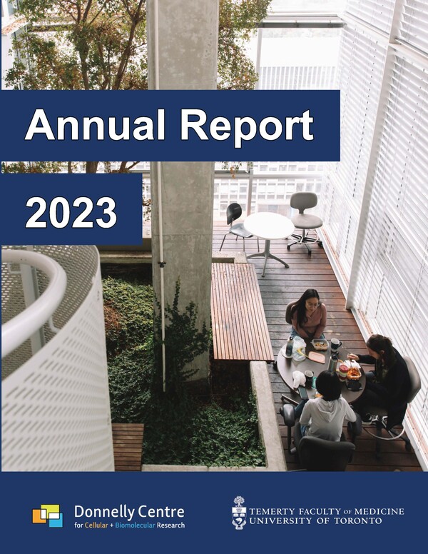 Donnelly Centre 2023 Annual Report Cover